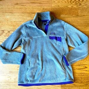 Women’s Patagonia Re-Tool snap pullover, size L, in great condition $30